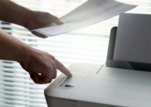 printer at work